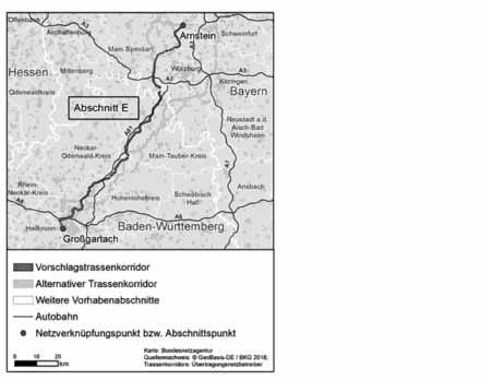 Wipfeld - 2 - Nr. 8 Amtlicher Teil IInfomarkt SuedLink; Abschnitt E (Arnstein Großgartach)- Behördenund Öffentlichkeitsbeteiligung Die Unterlagen zum Abschnitt E nach 8 NABEG liegen vom 4.