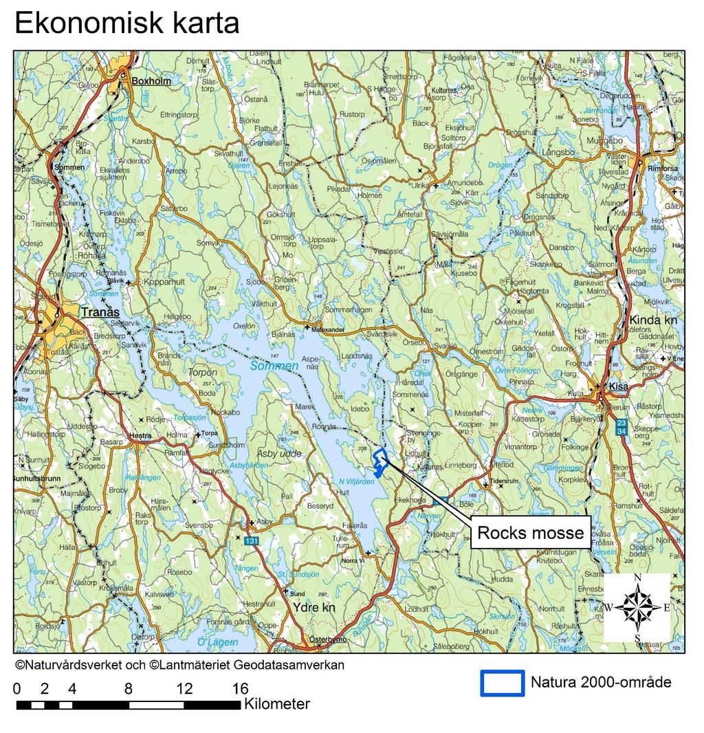 Natura 2000-område Natura 2000-kod Diarienummer Sida 40 av 45 Översiktskartan visar var är