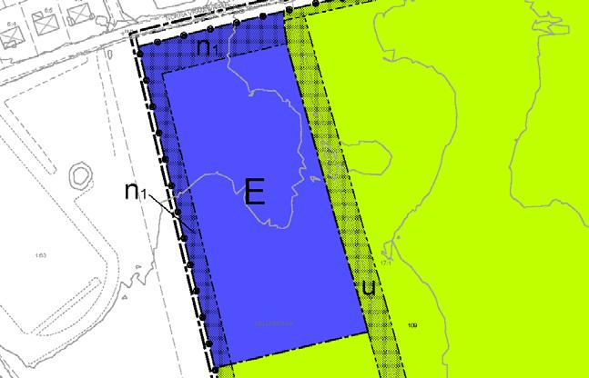 Plantor med slangar för bevattning och recirkulering Utöver den planerade uppsamlingsbassängen i anslutning till växthuset innehåller planförslaget även kvartersmark för dagvattenmagasin för att