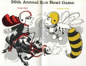 The 1970 Sun Bowl Georgia Tech 17, Texas Tech 9 Dec. 19, 1970 / El Paso, Texas By Jon Cooper, Sting Daily (Dec.