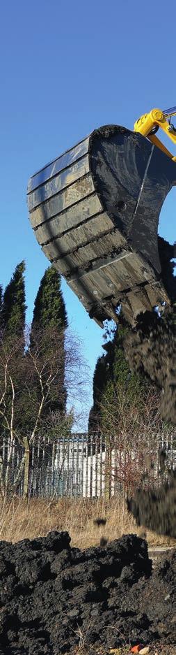 Maximal effektivitet Inbyggd mångsidighet Komatsu PC240LC/NLC-11 är kraftfull, noggrann och utrustad för att effektivt utföra alla