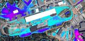 Hydrologiska förhållanden Översvämningsrisker Utredningar i samband med framtagandet av samrådsförslaget för Tippen m m S-Dp 2015-19270 visar att föreliggande planområde inte riskeras att översvämmas