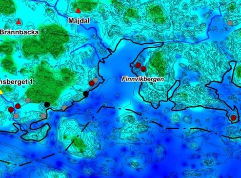 Norr, väster och sydväst om planområdet har soglädda ullar rest sig över odlingsmarerna; numera