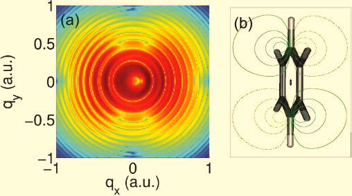 Imprints of angular nodes on 2D