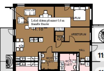 Uppvärmning Uppvärmning ska ske med vattenburna system.