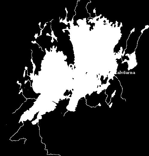 Översiktlig scanning av strandlinjer Vänerns