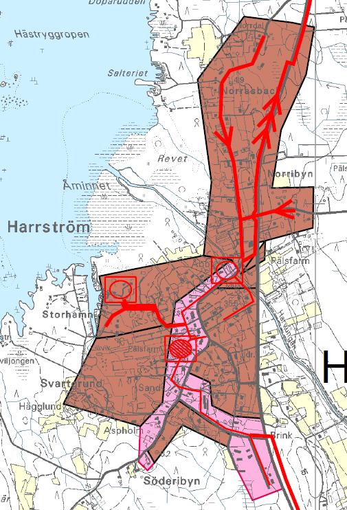 Bild 5. Utdrag ur kommunens avloppsplan. 3.1.