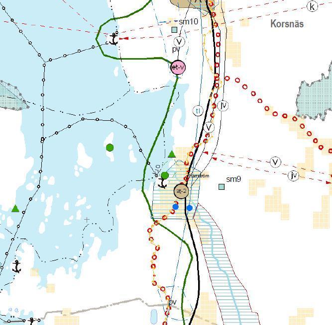 3.3 Planläggningssituationen 3.3.1 Landskapsplan Bild 8. Utdrag ur landskapsplanen.