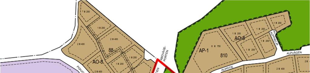 Norra Heikelvägen 23 25, Ak 228 29.11.2018 3(10) 1.2.3 Utvecklingsbilden för markanvändning och boende 2015 Planområdet förs fram i Grankullas utvecklingsbild för markanvändning och boende 2015, som godkändes av fullmäktige 21.