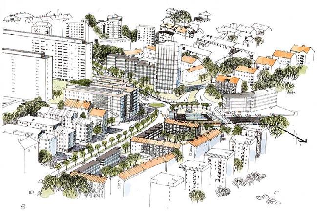 Nyckelfrågor Delalternativ för Läge 1 Delalternativ för Läge 2 Effektiv omstigningspunkt Orienterbarhet Treplans stationlösning, starka vertikala kopplingar med korta omstigningsavstånd.