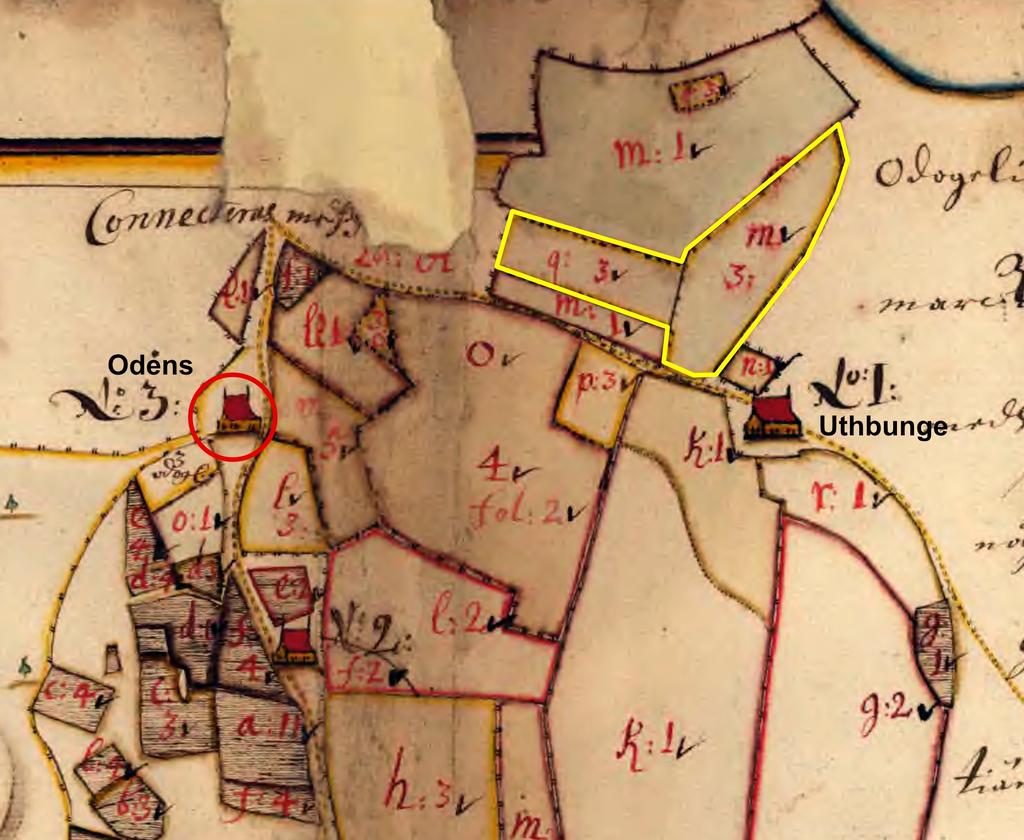 En genomgång av de äldre kartorna tar lämpligen sin början i landskapet under 1600-talet, speglat i skattläggningskartan upprättad 1696.