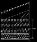 2 mm plastic film, PE 12 mm plywood, 500 kg/m³ 13 mm gypsum plasterboard, 720 kg/m³ Roof-Ceiling Standard Design Asphalt sheeting, two layer 16 mm T&G wood panels Roof trusses, structural timber 400