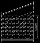 2 mm plastic film, PE 82 mm CLT, 400 kg/m³ 15 mm gypsum plasterboard, 825 kg/m³ Passive House Design Asphalt sheeting, two layer 16 mm T&G wood panels Roof trusses 550 mm stone wool (loose 2 mm