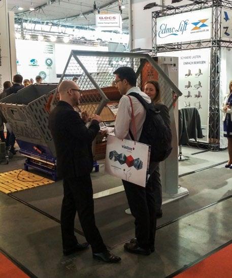 EdmoLift summerar tre mycket givande dagar på LogiMAT i Stuttgart, där företaget bland annat kunde presentera två nya produkter.