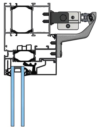 Serie CDC Takfönster, CDC slag 600 mm Profiltillverkare Profilserie Artikelnr Konsolsats VELUX GGL 25.ACH.