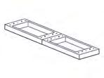 EFG PULSE Skåp med 2 sidogående dörrar: Bredd 1600 mm Underreden till EFG Pulse förvaring passande bredd 1600 mm SPP1600/SPPA1600 SPL1600/SPLA1600 Sockel i plast (inrede=för samtidig