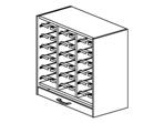 EFG STORAGE Förvaringshyllor: Bredd 800 mm Förvaringshylla med fack, djup 400 mm E30K21 Förvaringshyllan kan förses med maximalt 33 fackindelare (18 st ingår).