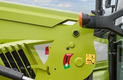 För traktorer från 45 till 180 hk Integrerad mekanisk parallellföring Hydraulslangar integrerade i balken.