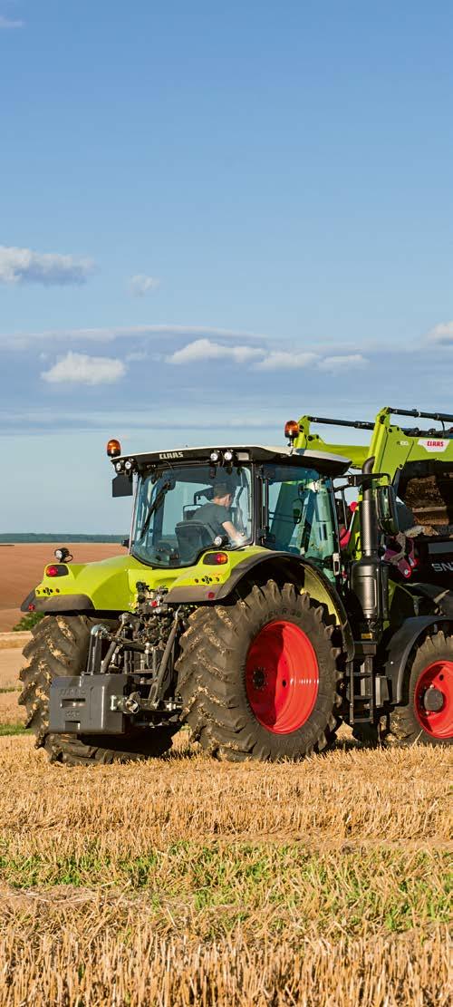 CLAAS frontlastare. En spak många funktioner.
