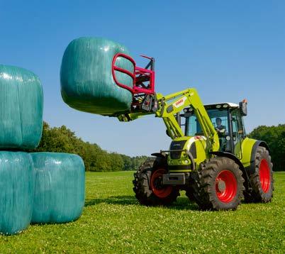 Om så det gäller jord- eller skogsbruk, arbete med halm- och ensilagebalar, vid utfodring av djuren eller vid lastning av släpvagnar, CLAAS frontlastare är perfekt på din traktor och optimalt