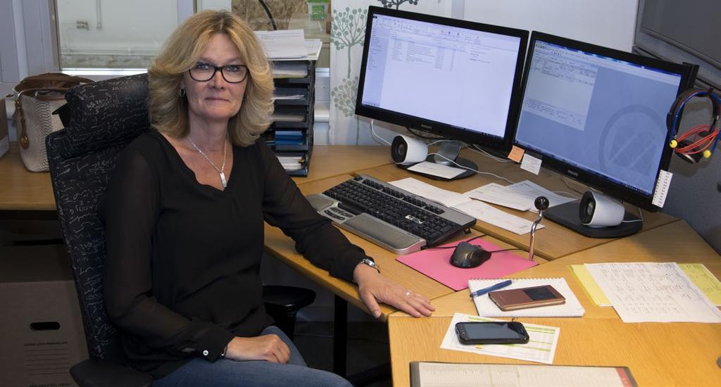 Tack Monika för fjorton härliga år Hon har varit en fast punkt för både arbetskamrater, kunder och leverantörer under lång tid.