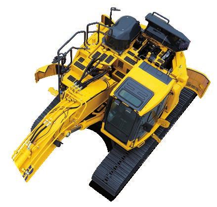 Kontakta din lokala Komatsu återförsäljare för villkor. AdBlue -tank AdBlue -tanken sitter vid den främre trappan så att den är lätt att komma åt.