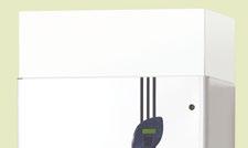 Tillbehör, Air & Heat Ytterväggshuv TBHF För intag av uteluft och utblåsning av avluft. Avluften blåses ut horisontellt genom ett cirkulärt trådnätsgaller på huvens front.