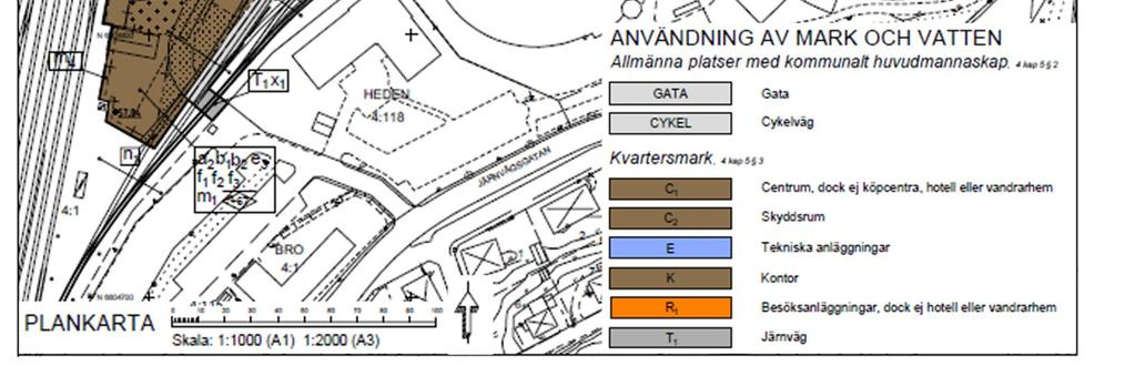 Det gråa området visar var ny infartsväg och nya cykelvägar kommer gå.