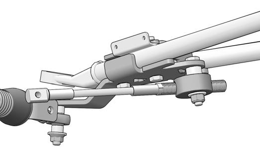 Page 18 13. Position aluminium puck of steering limiter assembly under bolt (D) previously inserted in step 5.