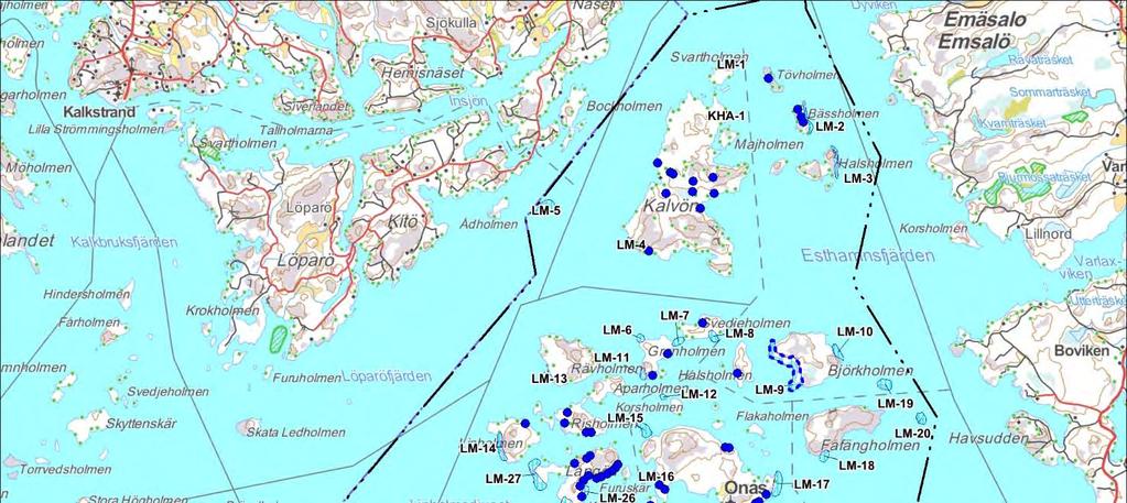 De mest värdefulla naturlandskapsområdena i delgeneralplaneområdet (7 områden, tabell 9 i kapitel 2.2.6) förblir obebyggda.