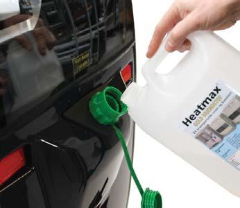Man får ENDAST använda fotogen eller diesel.