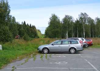 Skyltning Informationsskyltar längs lederna från Hägnan, Gamla Haparandevägen och