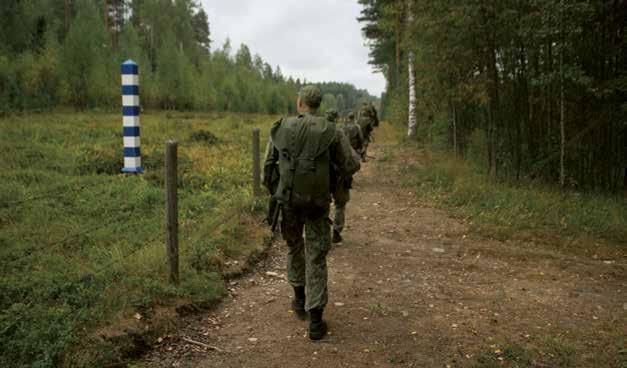 Gränsbevakningsväsendet lyder under Inrikesministeriet. Dess uppgift är att upprätthålla gränssäkerheten.