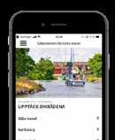 Möte med passagerarfartyg Göta kanal trafikeras av ett flertal passagerarfartyg, som alla går olika sträckor av kanalen.