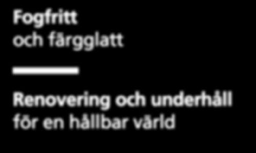 Fogfritt och färgglatt