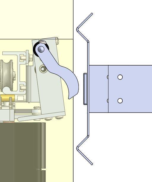 6. Montera magneterna på varje plan. Börja med att låsa fast både låsarmen och pendelarmen på axeln innan magneterna monteras och justeras. 7.