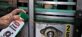 Mycket god oidationsstabilitet. Verkar som en olja, sitter som smörjfett. H1 32603 Aerosol 500 ml 143143 30088 Patron 400 g 143047 FOOD GREASE Universalfett för maskiner inom livsmedelsindustrin.