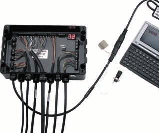 54 Elektronik Felkodindikator Om ett fel inträffar, visas en numerisk felkod i ett teckenfönster.