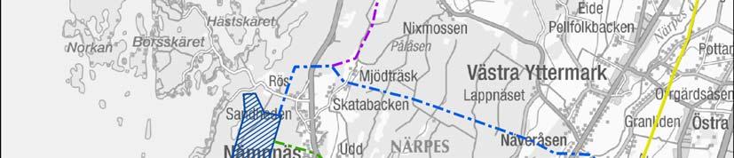 Vindkraftverken på området ansluts till vindkraftsparkens interna elnätet med nedgrävda jordkablar. Valet av anslutning beror på antalet vindkraftverk och markens beskaffenhet.