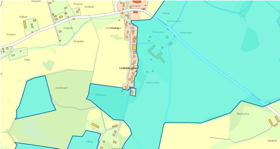 2 (8) Förlösa kyrkby Förlösa 18:3(1) Förlösa 18:3(4) Ny tomt Bild 2. Situationsplan. Den nya tomten planeras på Förlösa 18:3, skifte 1.
