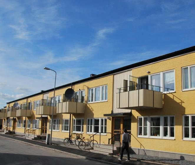 3.2.1.2 Kvarteret Kvarngärdet Samtliga lägenheter inom en etapp av ombyggnadsprojektet för kvarteret Kvarngärdet har tilläggsisolerats invändigt.