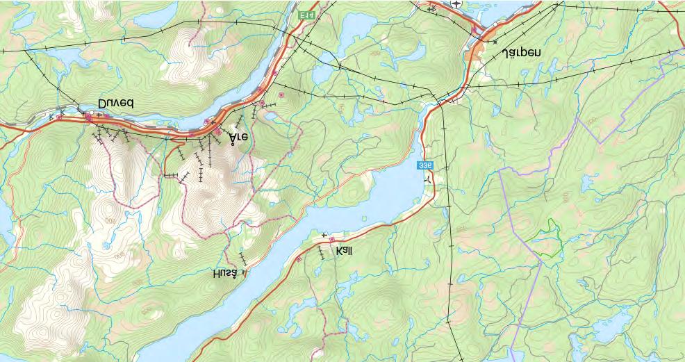 Gåstjärnvalens naturreservat 0 2,5 5 10 km Skala