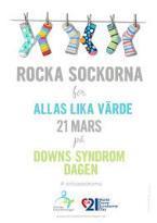 Vi uppmärksammar Rocka sockorna Initiativet kommer ursprungligen från USA med namnet Rock your socks.
