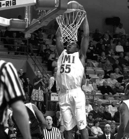 Liberty, 1/27/07 Reggie Williams vs. High Point, 1/10/07 10. 38 Reggie Williams vs. Charleston South., 2/11/08 Reggie Williams vs.west Va.Wesleyan, 11/14/07 Jason Conley vs.