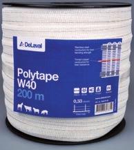 ledare i koppar och rostfritt stål  DeLaval polyband BL10 Blå.