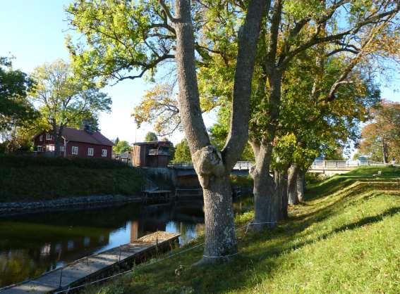 Förhistoriska gravfält som visar betydelsen av den tidigare farleden Förhållningssätt Förståelsen av att det är en grävd 1800-talskanal upprätthålls till stor del av kanalens utseende med