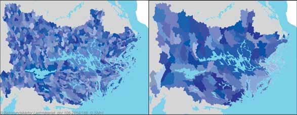 2 Dataunderlag Som underlag för kartläggningen av de källor och områden som göder havet mest har resultat från i huvudsak PLC5 använts (Brandt m.fl., 2008; Johnsson m.fl., 2008; SMED, 2008).