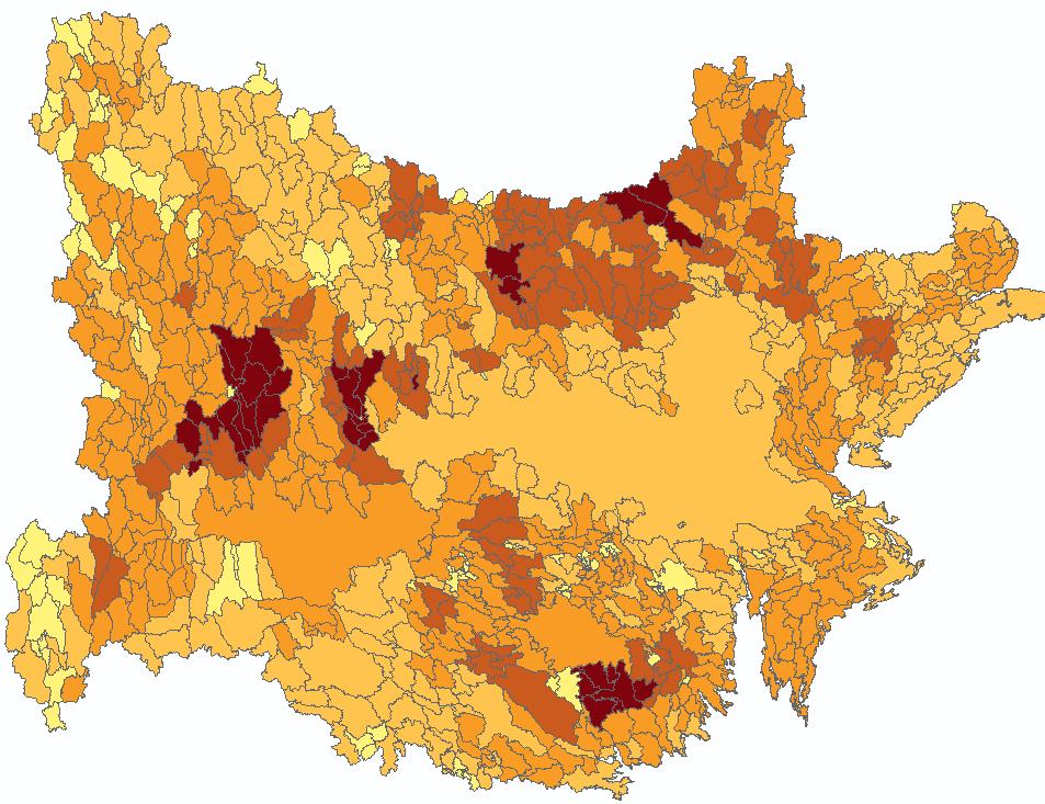 1,13 kg/ha 0,49 kg/ha 0,84 kg/ha 0,46 kg/ha 1,02 kg/ha 0,36 kg/ha 1,16 kg/ha 0,10 kg/ha 0-0,25 0,25-0,5 0,5-0,75 0,75-1,0 1,0-1,4 Figur 19.