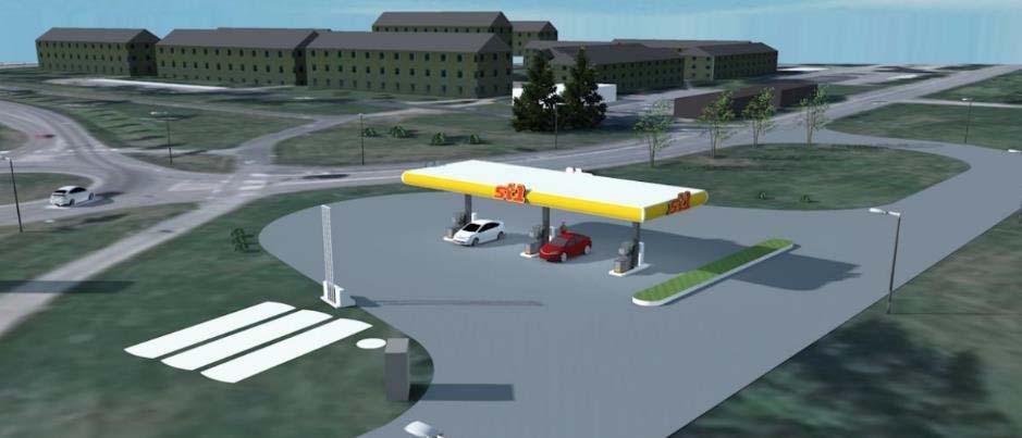 e1 1000 Största exploatering i kvadratmeter byggnadsarea Inom återvinningscentralen ges en byggrätt på totalt 2 000 kvm byggnadsarea. Högsta nockhöjd över angivet nollplan är angivet värde i meter.
