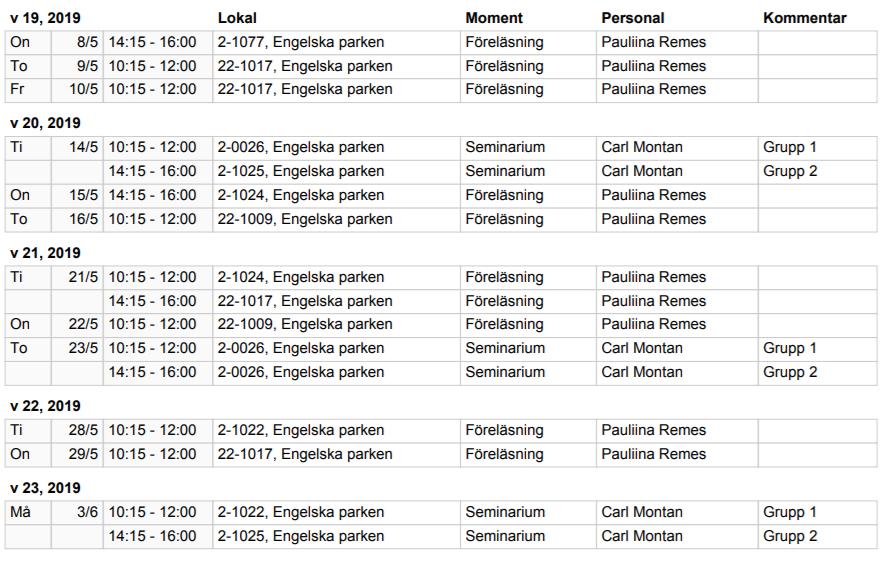 Introduktion till självkännedom Lärare: Pauliina Remes Kurslitteratur o Cassam, Quassim, Self Knowledge for Humans, Oxford